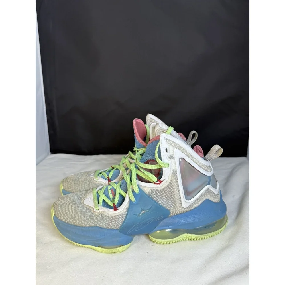 Nike Lebron XIX 19 Dutch Blue White DC9339-400 Shoes‎ Sneakers Kids 6.5